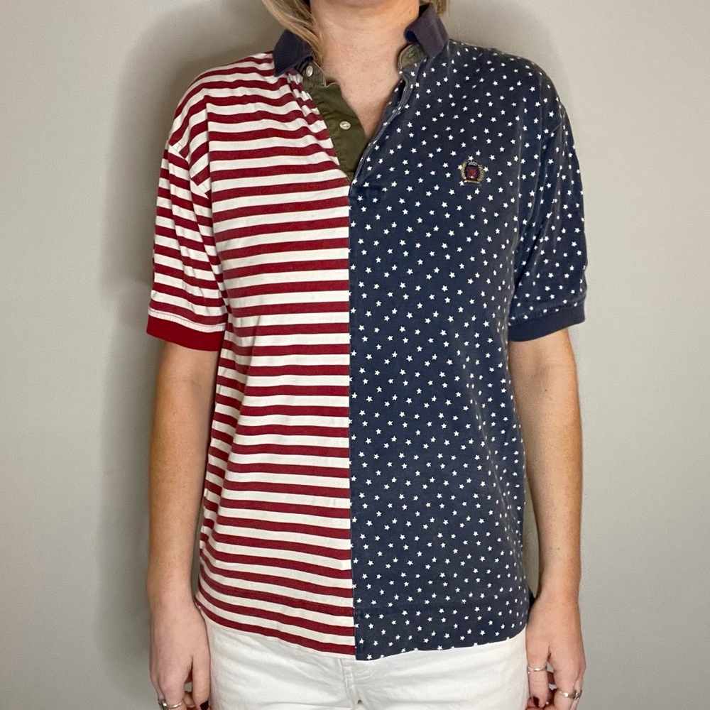 American flag polo